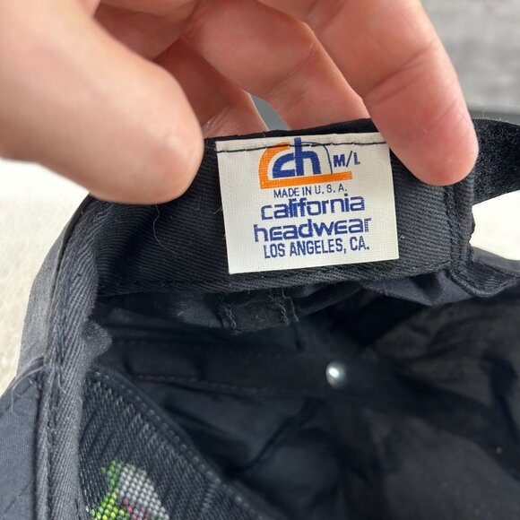 Vintage Valeo Snapback Trucker Hat OSFA Gecko Lizard Iguana Reptile Embroidered - Picture 7 of 7